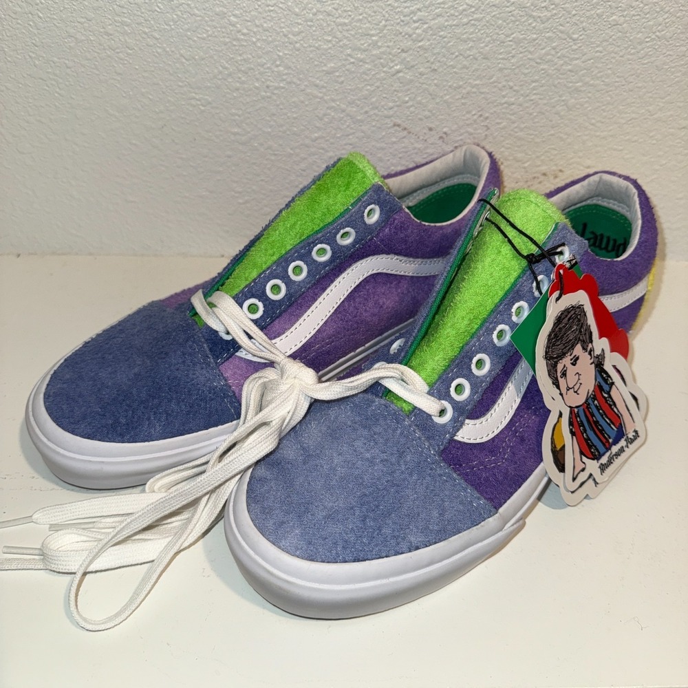 Vans Old Skool Anderson Paak Multicolor Terry Suede Sneakers Mens 9.5